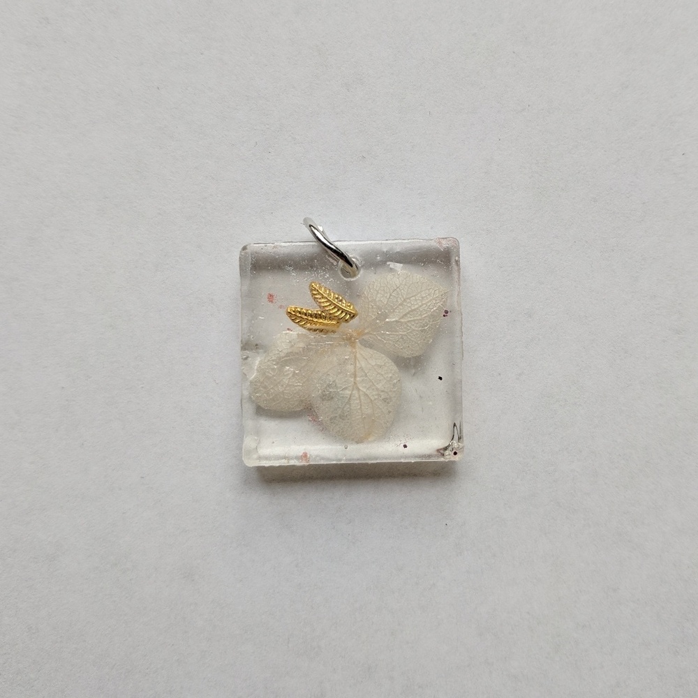 White Flower Pendant